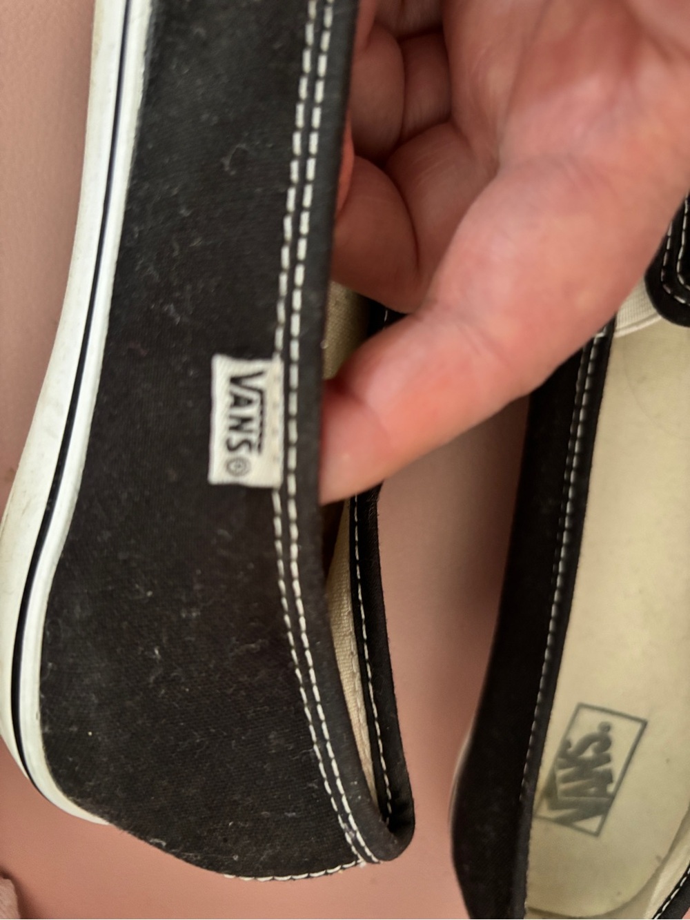 VANS women’s Black Canvas ballet flat, casual sneakers, NWT, size 7.5 - Picture 6 of 8